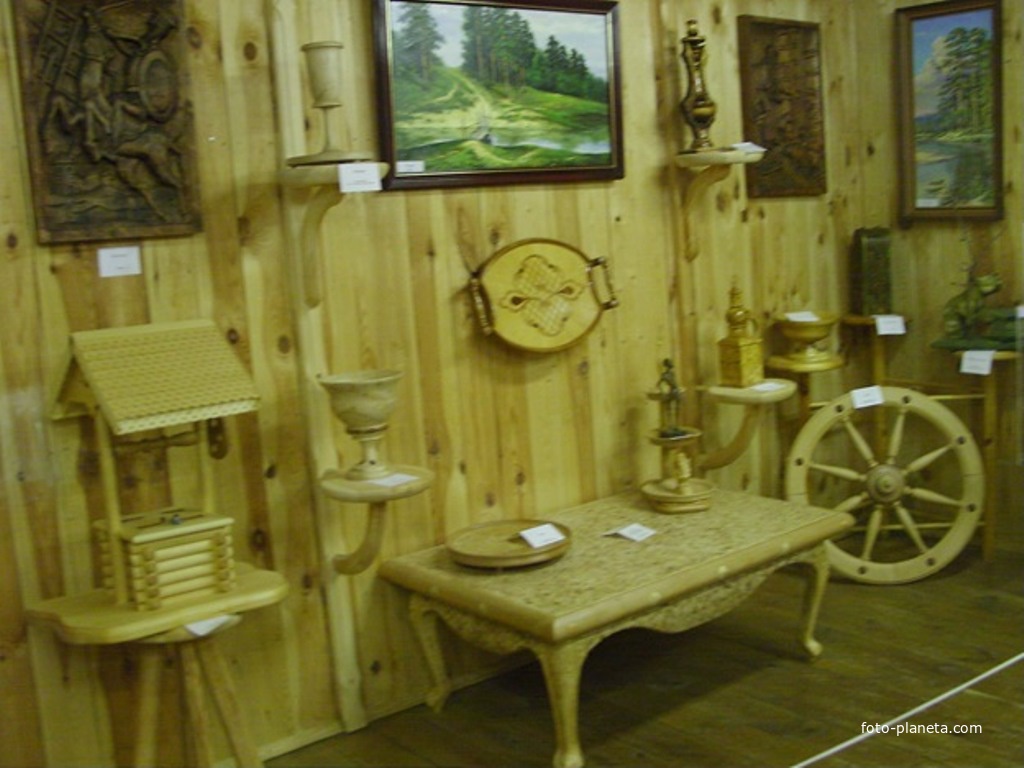 В музее деревянного зодчества возле дер. Лункино Ряз. обл.