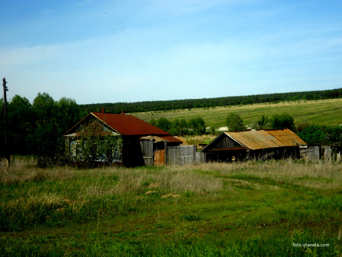 оставшиеся домики в деревне