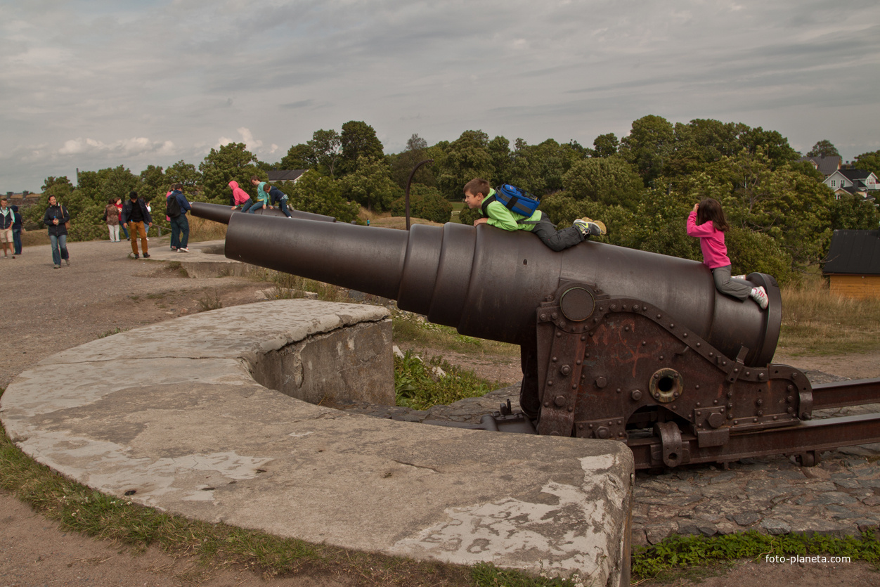 Пушки крепости Свеаборг