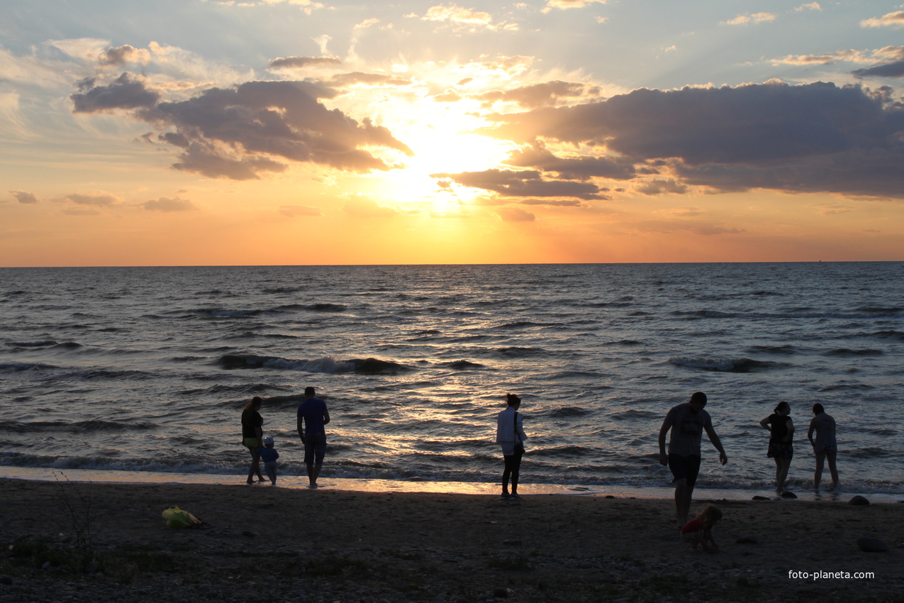 Ейск. На закате.