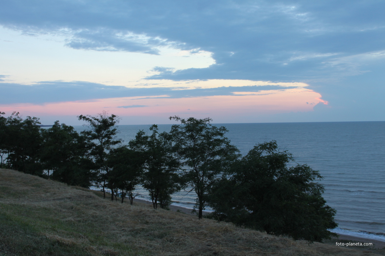 Ейск. Вечернее море.