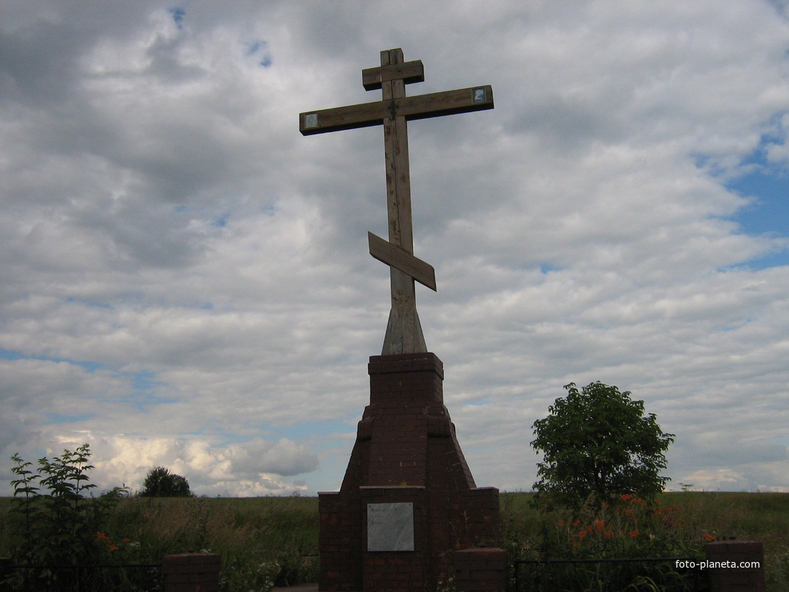 крест на Кочебахтинской горе