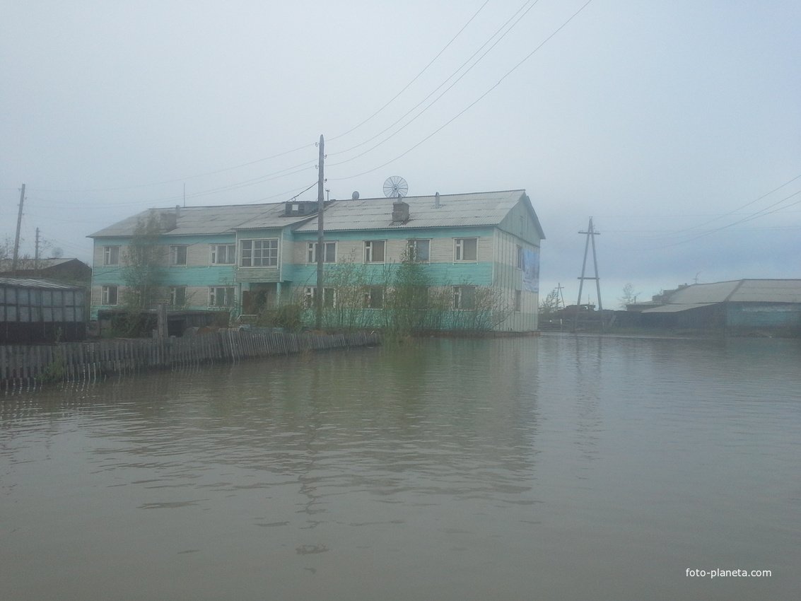 ул.Асямова во время наводнения 2014г.