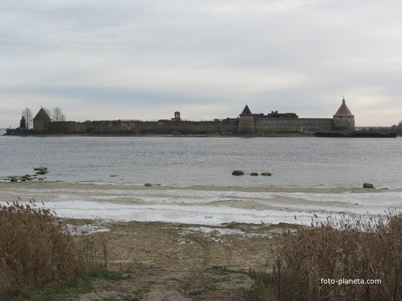 Вид на крепость Орешек
