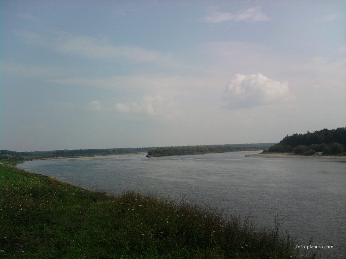 Поворот реки Вишеры у села Редикор