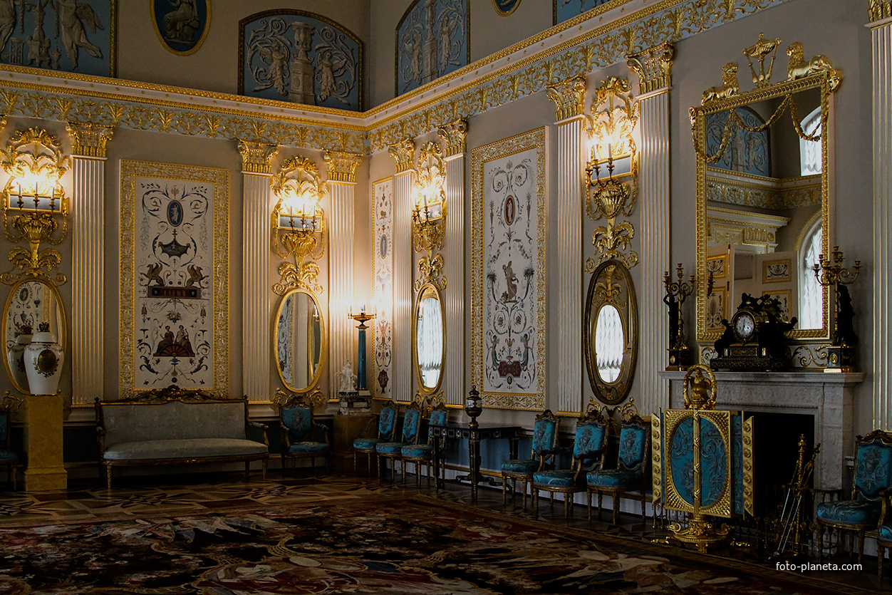 Арабесковый зал в Екатерининском дворце