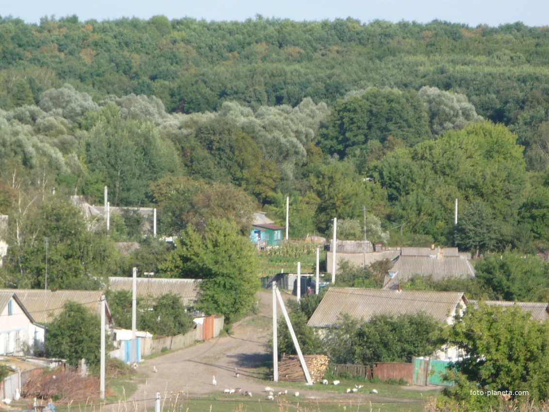 Село с высоти птичьего полета