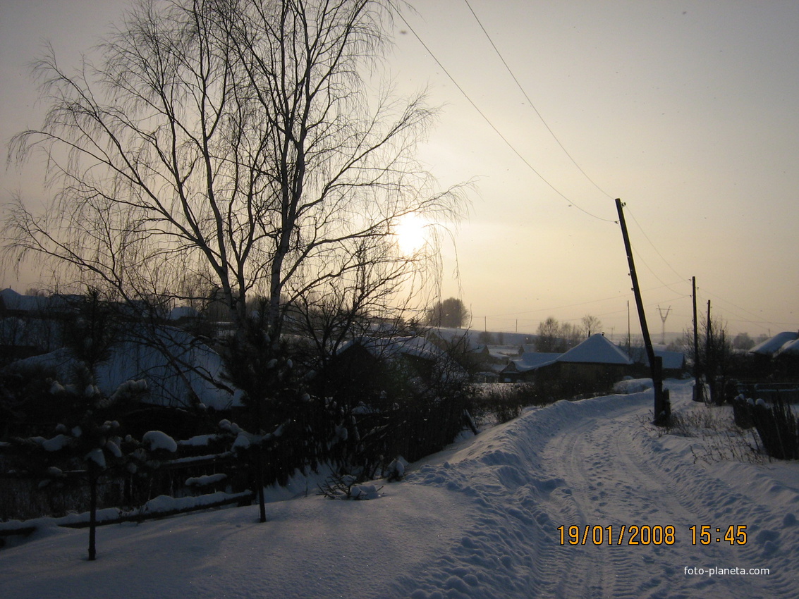 зима в Кочебахтино