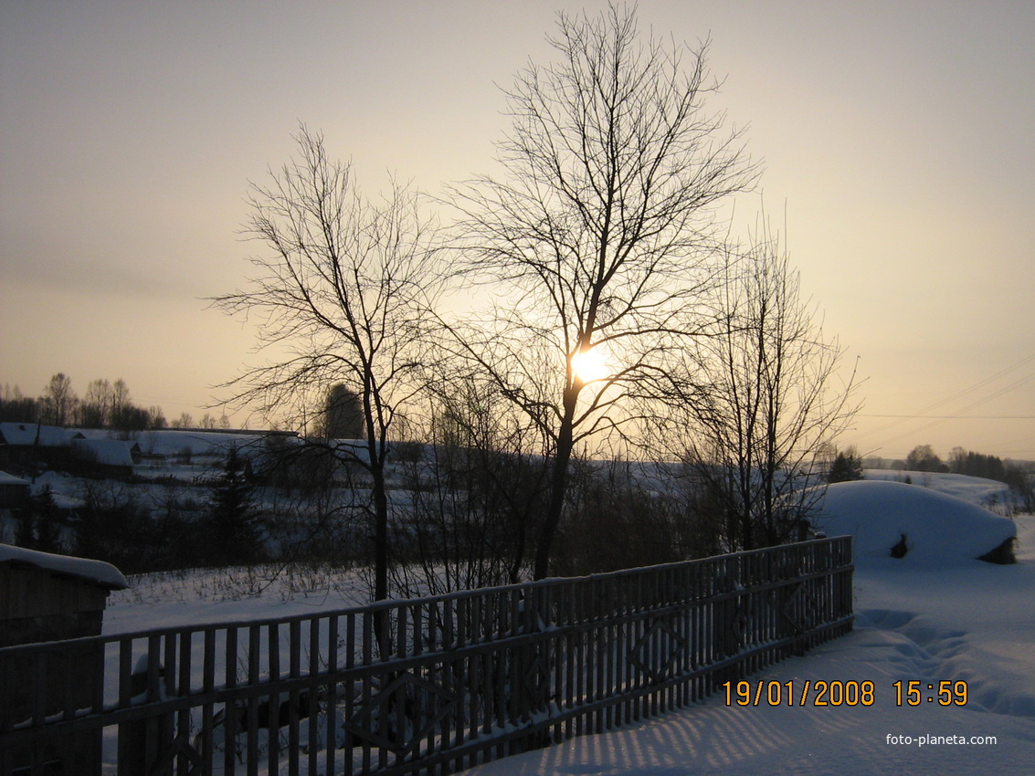 Зимнее солнце