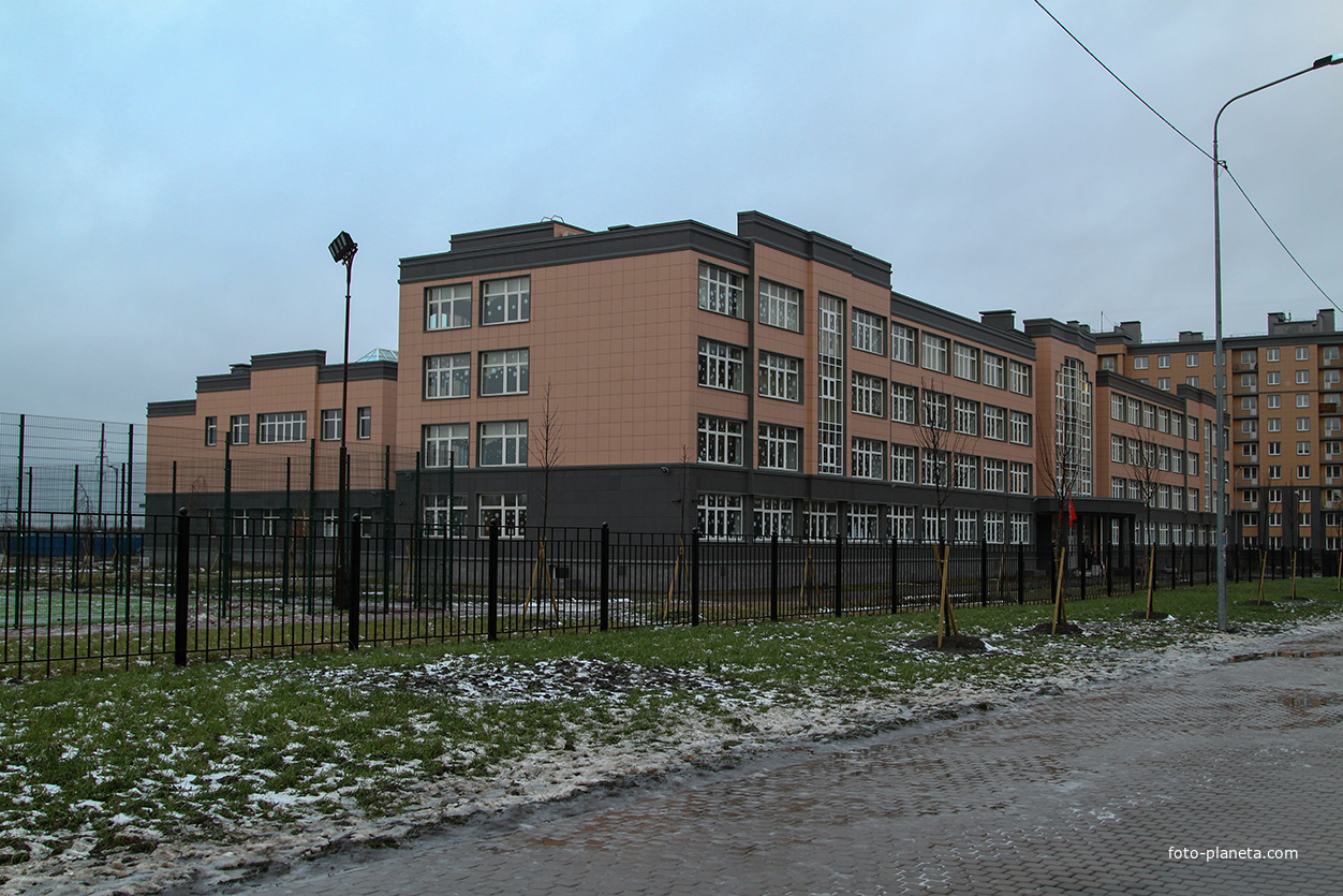 Школа № 604 на улице Изборской