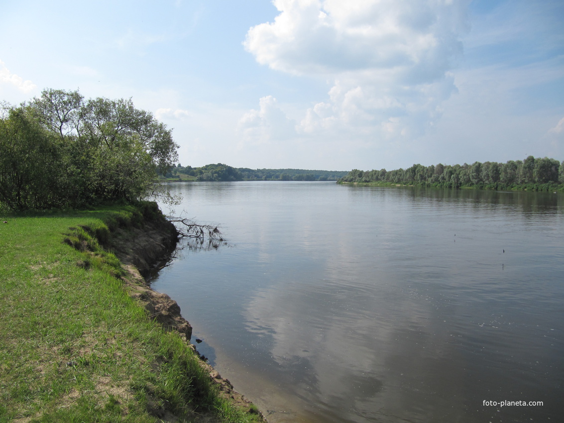 На Днепре летом.