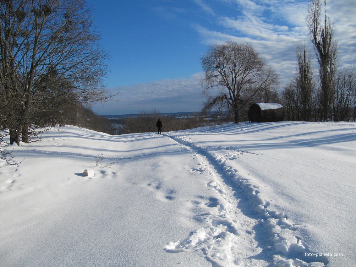 Дорога к реке.