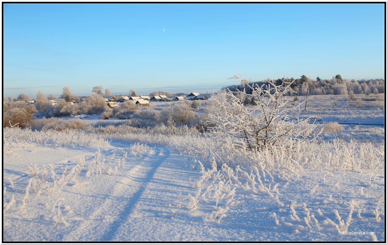 Мороз крепчает.