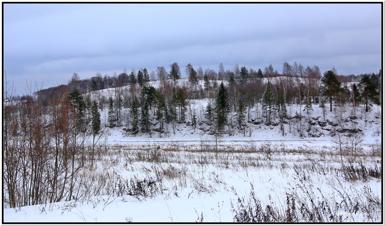 Зимние Альпаковские горы.