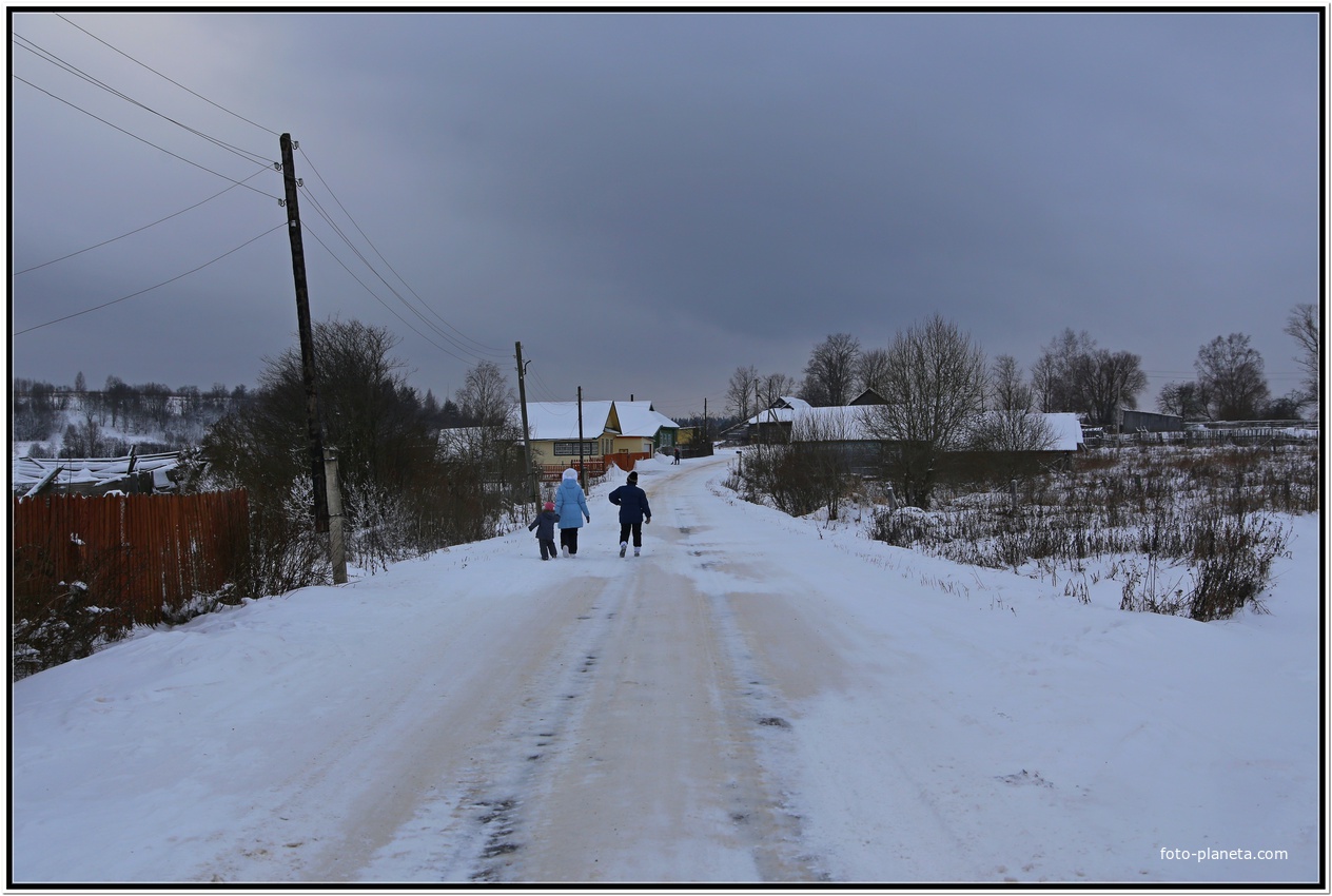 Наша зимняя улица.