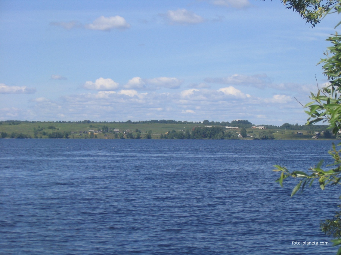 Вид на озеро Волго у д. Ясенское.