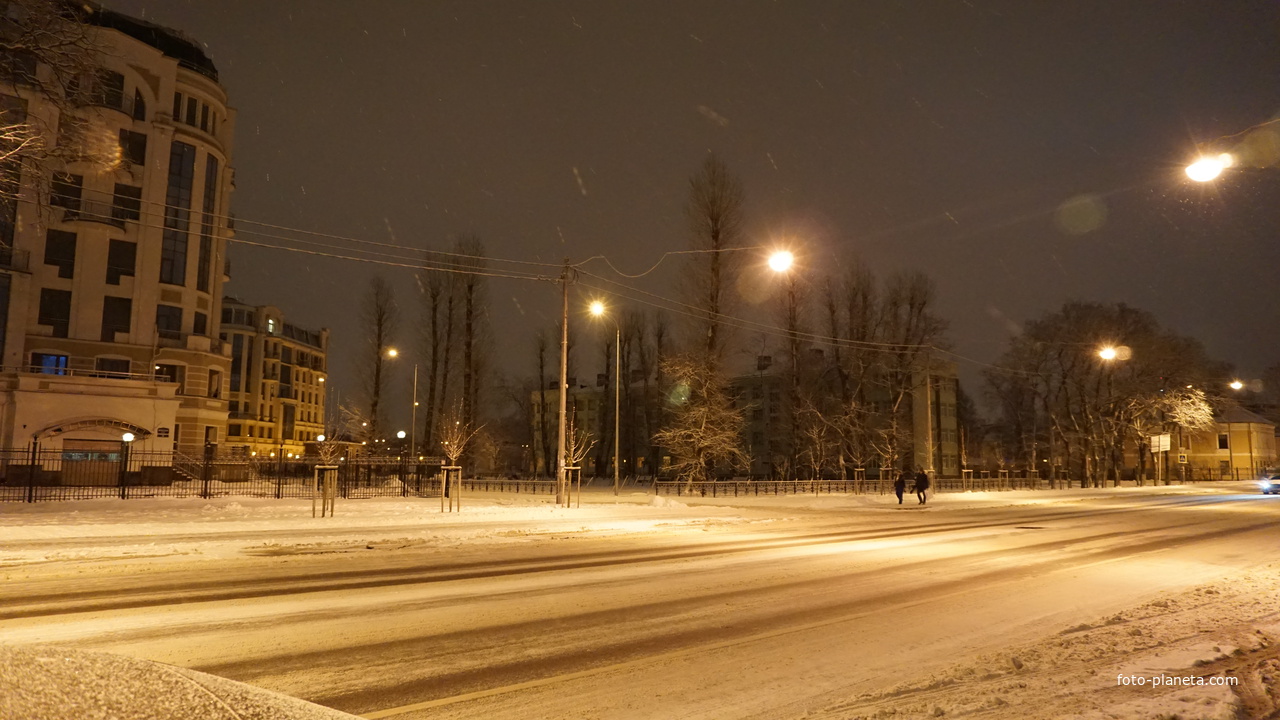 На Морском проспекте.