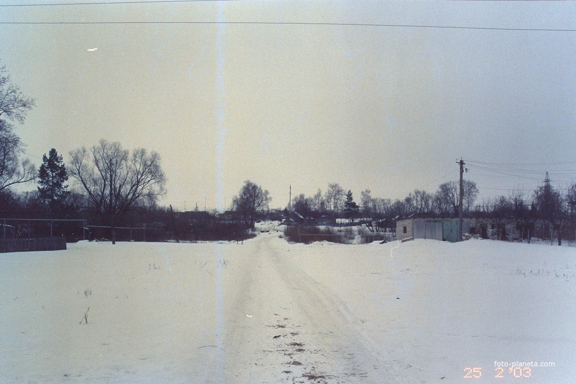 Долгое, улица Казьминская, февраль 2003 года