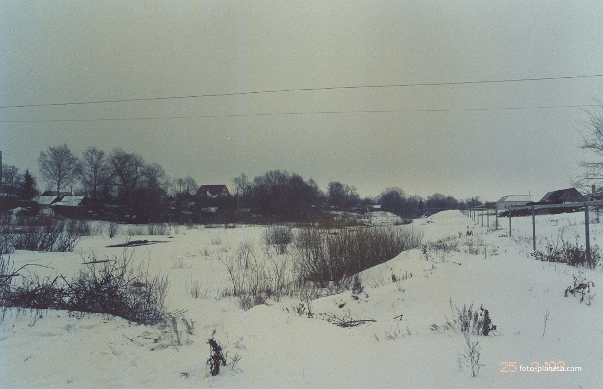 Речка Должанка, зима 2003 года