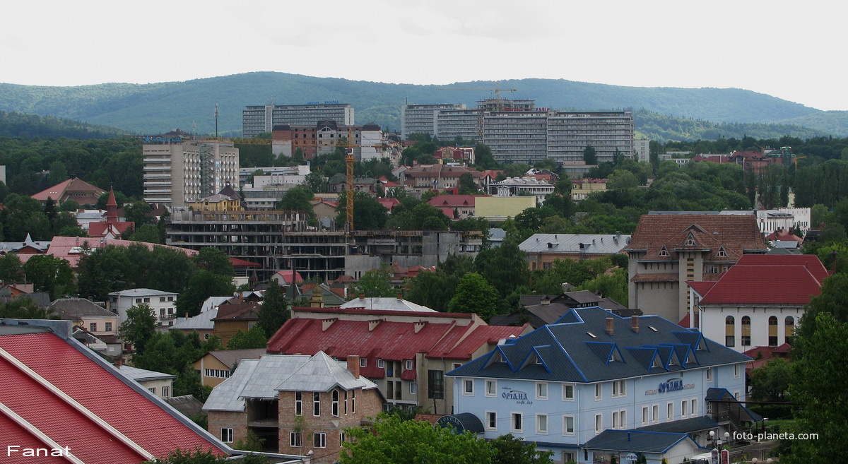 Панорама на центральную часть курорта