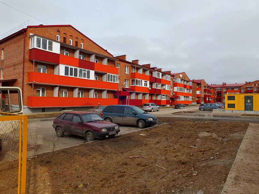 Новые дома комлекса АПЕЛЬСИН