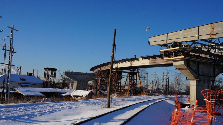 Строительство нового путепровода