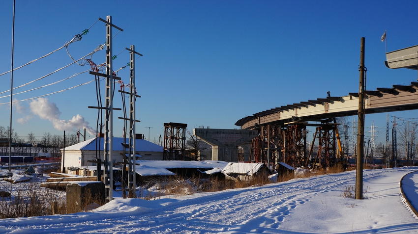 Строительство нового путепровода