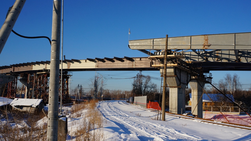Строительство нового путепровода