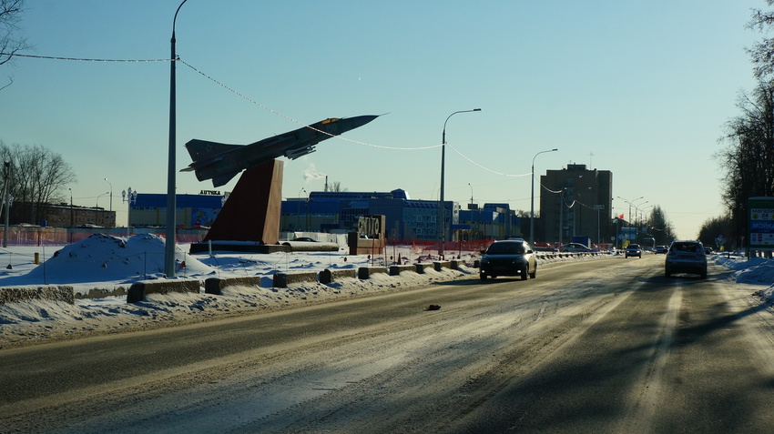 Штурмовик МиГ-23 - визитная карточка города