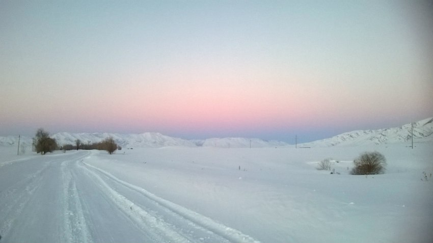 суровые зимние дороги