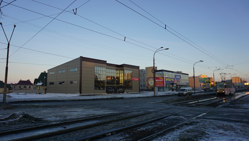 На проспекте Ленина.