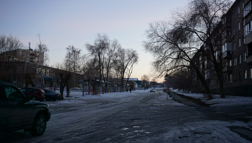 На проспекте Ленина.