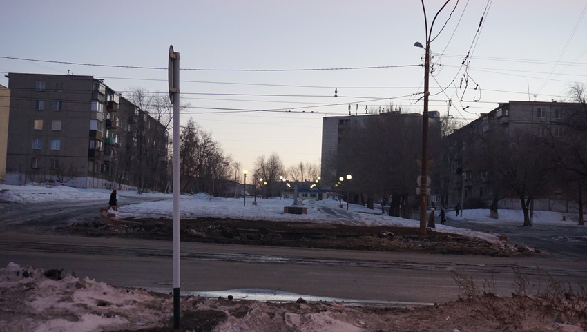 На улице Тбилистской.