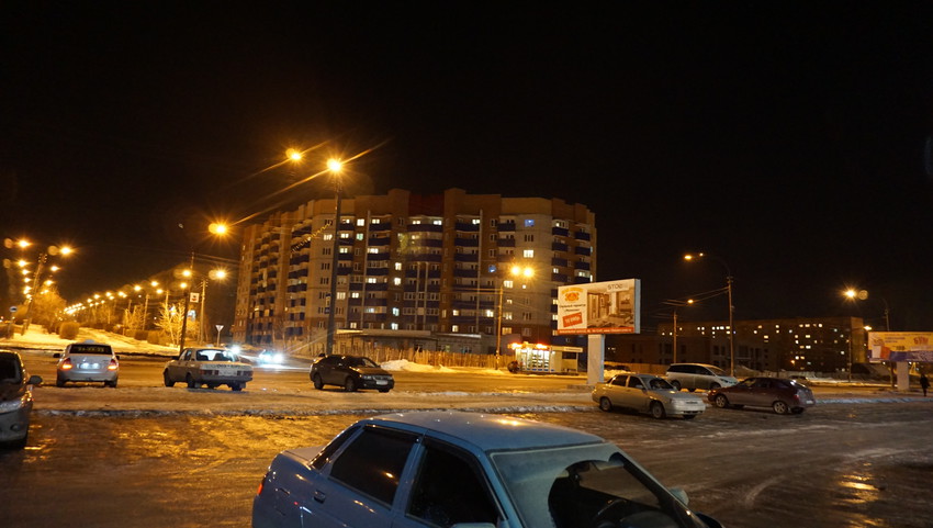 На проспекте Ленина.