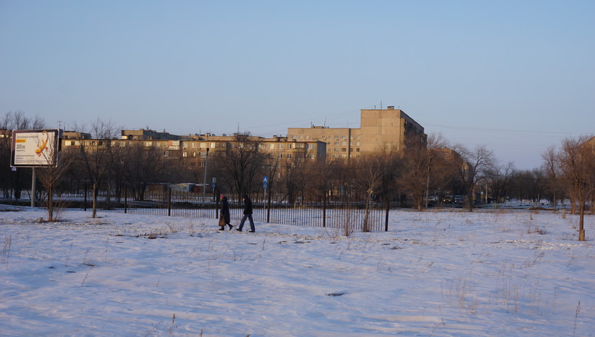 На улице Пацаева.