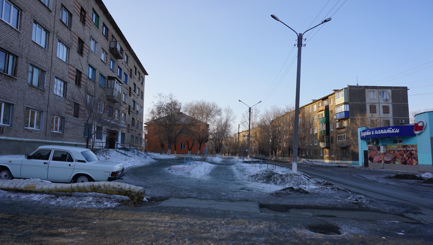 На улице Кутузова.