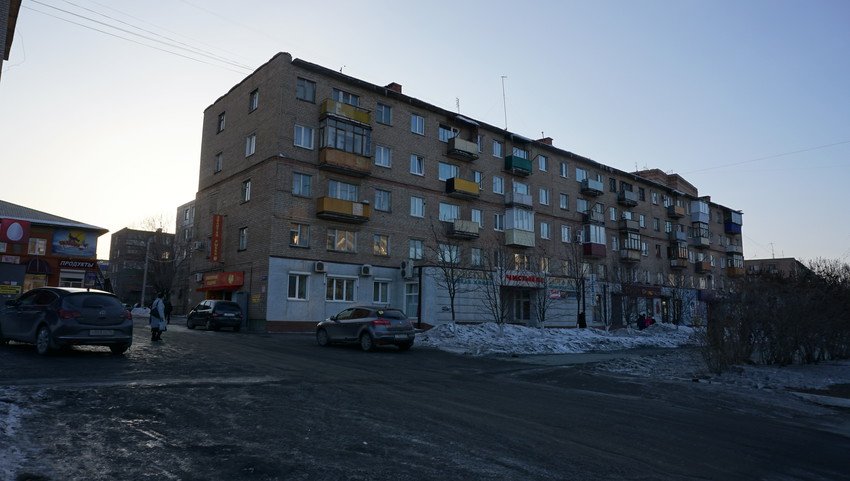 На проспекте Ленина.