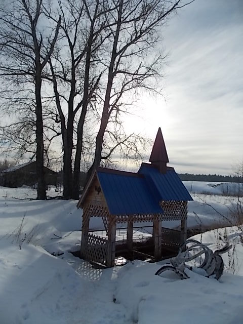 Малый Турышский родник - зимой