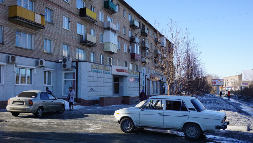 На проспекте Ленина.