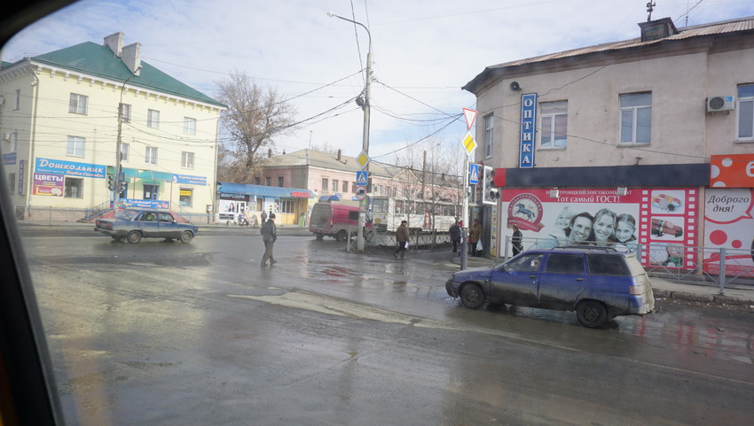 На площади Гагарина.