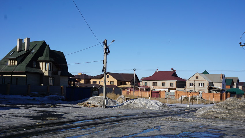 Вид на котеджный посёлок.