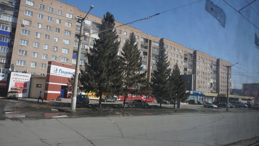 На проспекте Ленина.