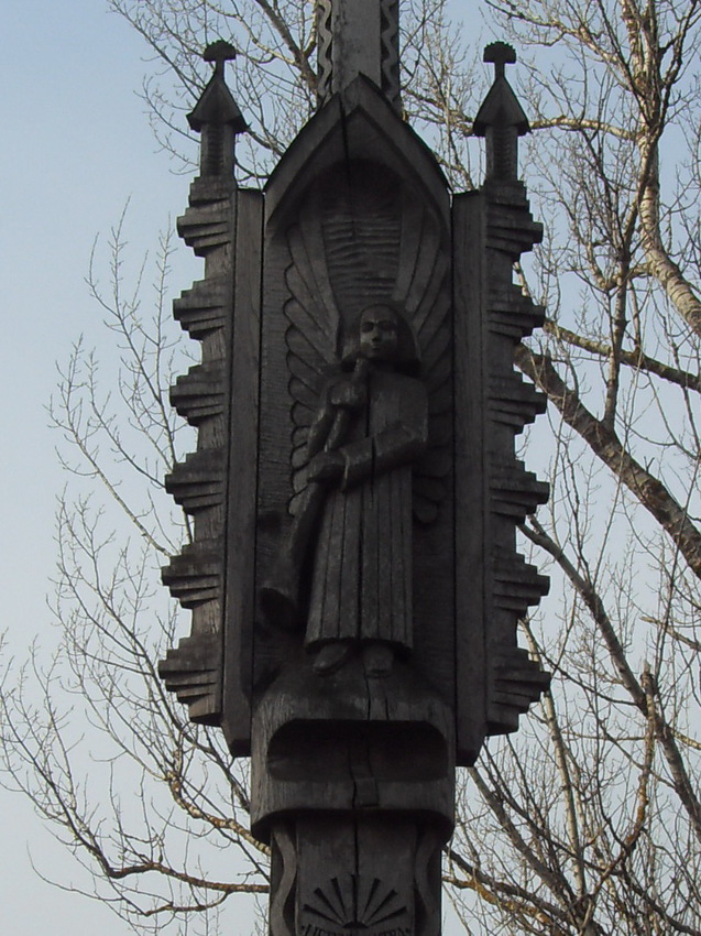 Стелла в честь погибшим литовским воинам 1941-1943 гг.