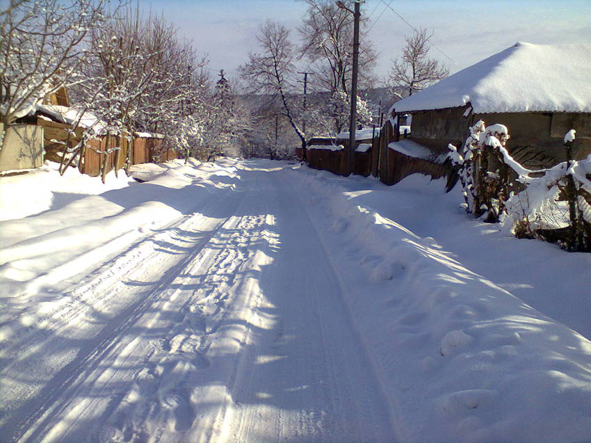 с. Іллінці, вул. Богдана Хмельницького, зима 2014.