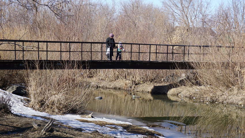 Пешеходный мост.