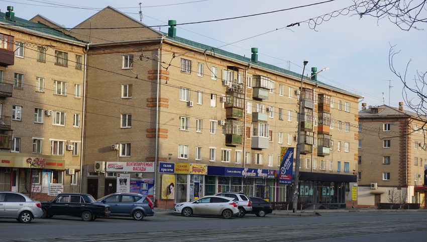 На проспекте Ленина.