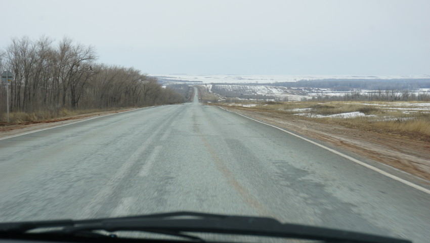 Трасса орск -Оренбург.