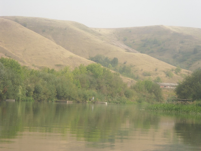 Вид с реку Свияга на горы