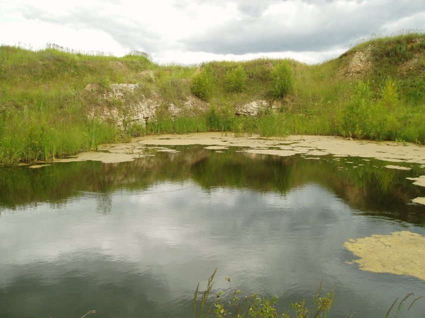 Маленькое озеро рядом с д.Дуброво.