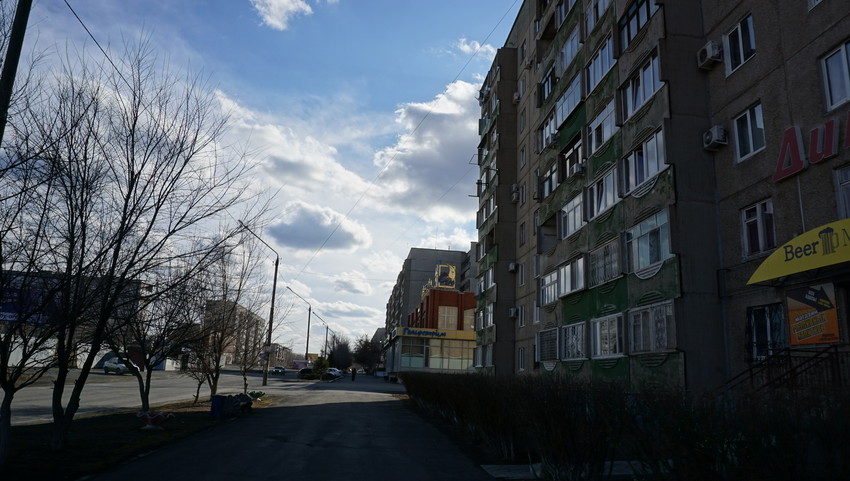 На улице Пацаева.